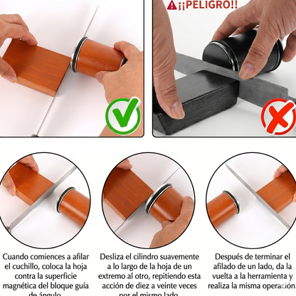 Glyme™ - Afilador Rodante Magnético de Precisión